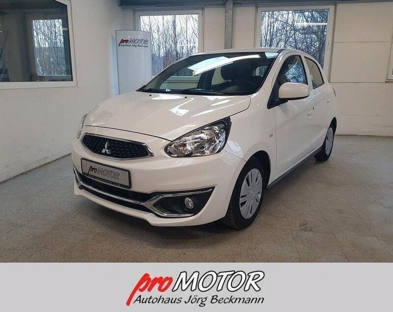 Weiß Gebraucht 2019 Mitsubishi Space Star Diamant Edition Kleinwagen | 7.490 € - Bild 1/4