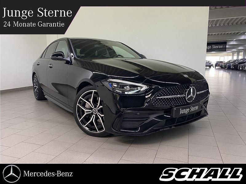 Schwarz Gebraucht 2024 Mercedes C300 AMG Limousine | 54.789 € (Teuer) - Bild 1/4
