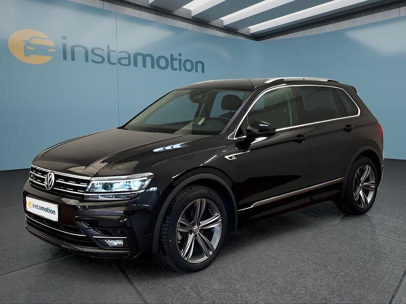 Schwarz Gebraucht 2019 VW Tiguan R-line SUV | 31.249 € (Fairer Preis) - Bild 1/4