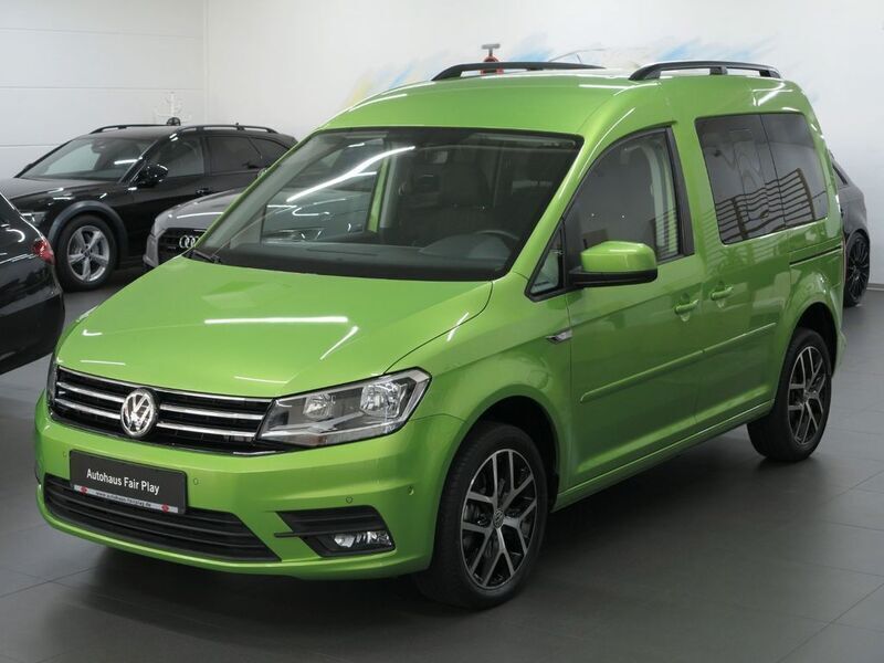 Gebraucht VW Caddy Comfortline 150 PS (110 kW) 2019 Grün Van / Kleinbus