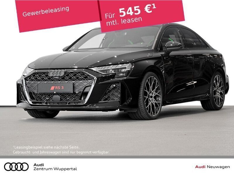 Mythosschwarz metallic Neu 2024 Audi RS3 Comfort Kleinwagen | 67.660 € - Bild 1/4
