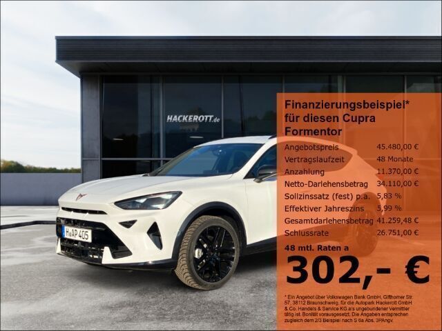 Weiss Gebraucht 2024 Cupra Formentor SUV | 45.480 € - Bild 1/4
