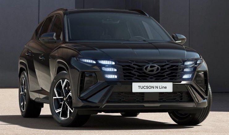 Schwarz Neu 2025 Hyundai Tucson N Line SUV | 42.980 € (Fairer Preis) - Bild 1/4