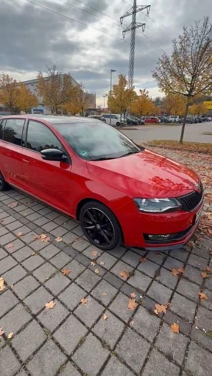 Gebraucht Skoda Rapid Monte Carlo 125 PS (91 kW) 2017 Rot Kombi