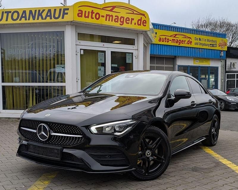 Schwarz Gebraucht 2022 Mercedes CLA250e AMG line Limousine | 28.750 € (Guter Preis) - Bild 1/4
