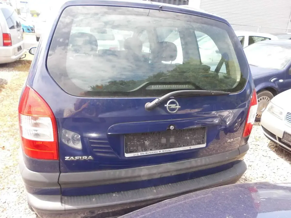 Gebraucht Opel Zafira 125 PS (91 kW) 2004 Blau Van / Kleinbus
