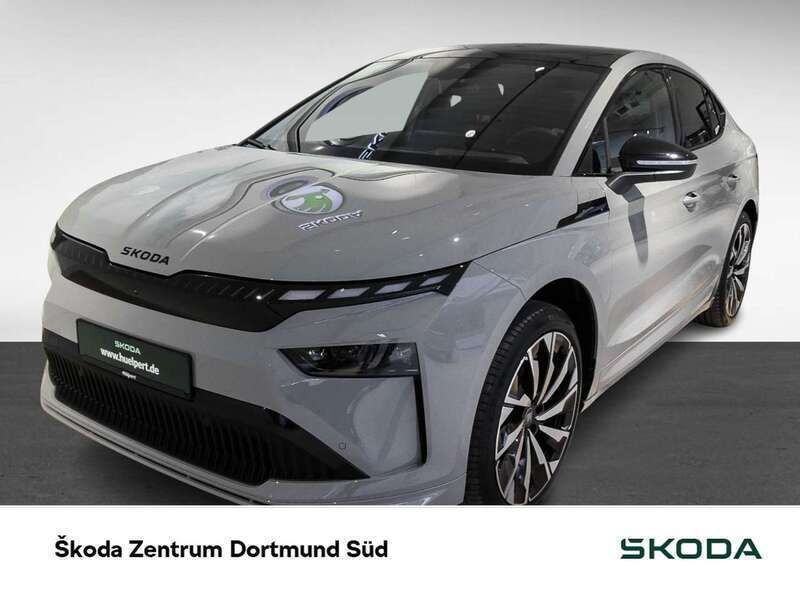 Stahlgrau Gebraucht 2025 Skoda Enyaq iV SportLine SUV | 54.333 € (Etwas zu teuer) - Bild 1/4