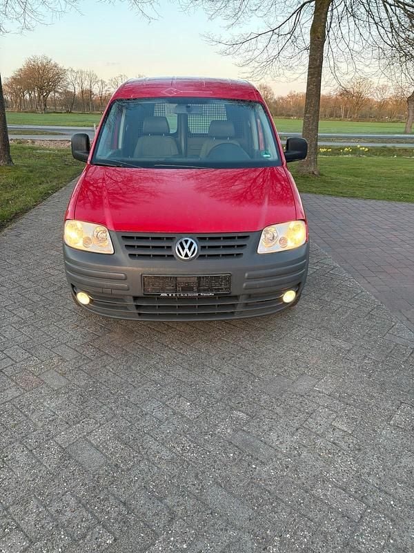 Second-hand VW Caddy 75 CP (55 kW) 2007 Roșu Monovolum