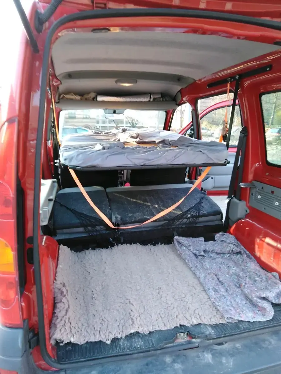Gebraucht Renault Kangoo 75 PS (55 kW) 2007 Rot Van / Kleinbus