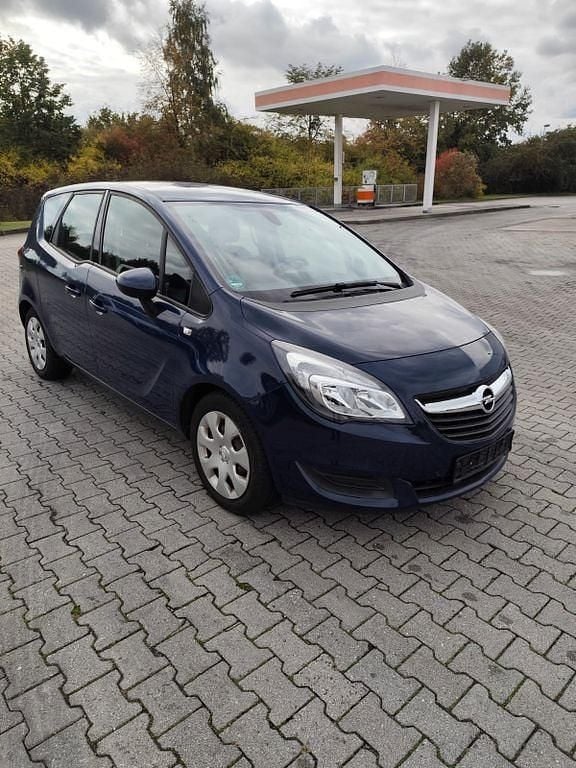 Gebraucht Opel Meriva Edition 95 PS (69 kW) 2017 Blau Van / Kleinbus