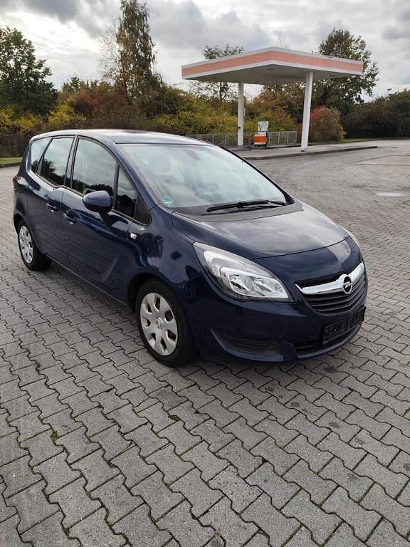 Blau Gebraucht 2017 Opel Meriva Edition Van / Kleinbus | 6.499 € (Teuer) - Bild 1/4