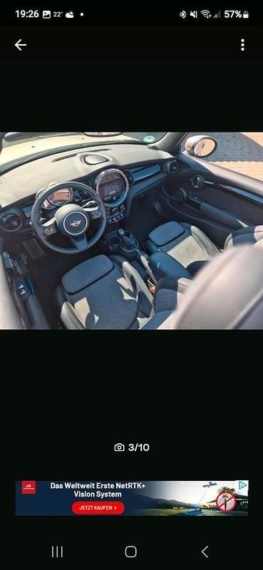 Gebraucht Mini Cooper Cabriolet 105 PS (77 kW) 2021 Grau Cabrio