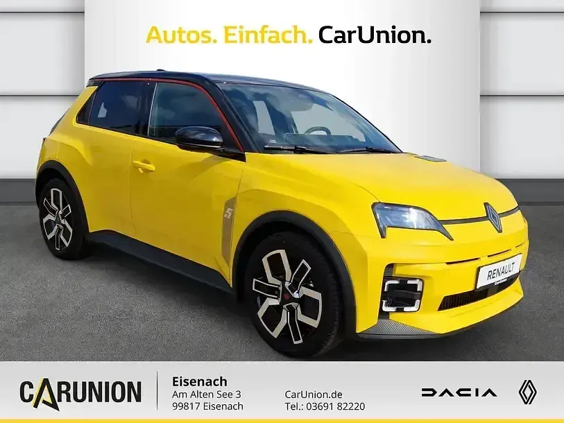 Używany Renault 5 E-Tech Komfort 110 kW (150 KM) 2025 Żółty Sedan/Limuzyna