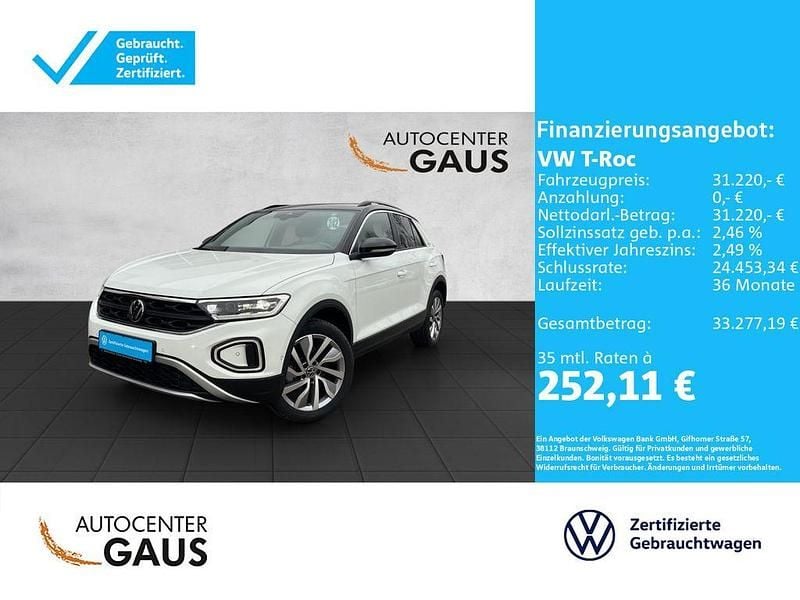 Gebraucht VW T-Roc Goal 150 PS (110 kW) 2025 Weiß SUV