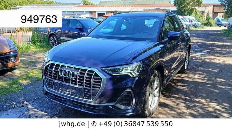 Navarrablau (metallic) Gebraucht 2021 Audi Q3 S-Line SUV | 29.750 € (Superpreis) - Bild 1/4