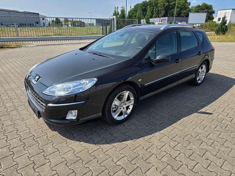 Lackierung schwarz perla nera/ Gebraucht 2008 Peugeot 407 Sport Kombi | 3.990 € (Teuer) - Bild 1/4