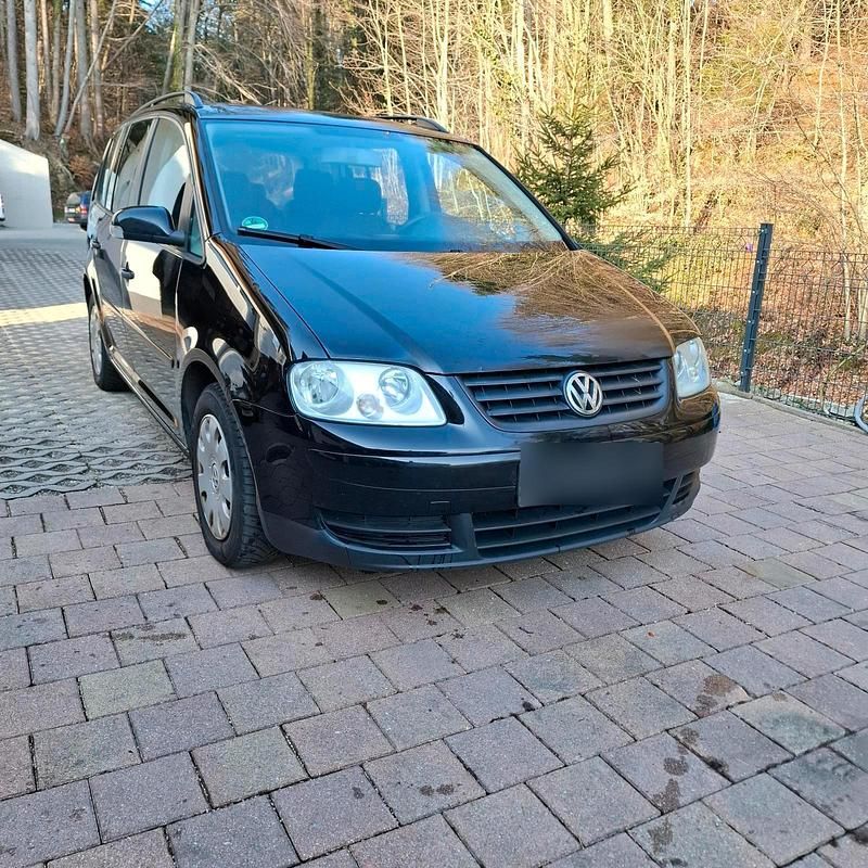 Gebraucht VW Touran 105 PS (77 kW) 2005 Schwarz Van / Kleinbus