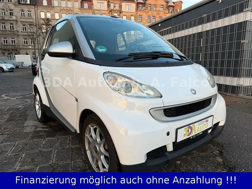 Gebraucht Smart ForTwo Cabrio Passion 45 PS (33 kW) 2008 Tridion silber weiss Cabrio