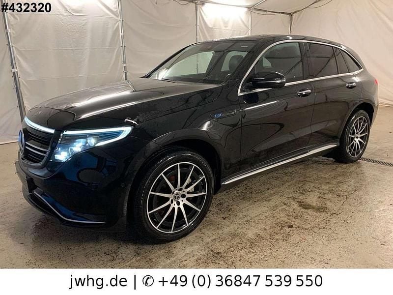 Gebraucht Mercedes EQC400 AMG line 300 kW (408 PS) 2021 Schwarz/baltic black SUV