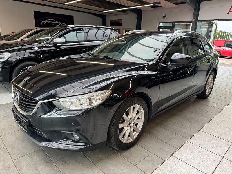Schwarz Gebraucht 2015 Mazda 6 Center-Line Kombi | 5.950 € (Superpreis) - Bild 1/4