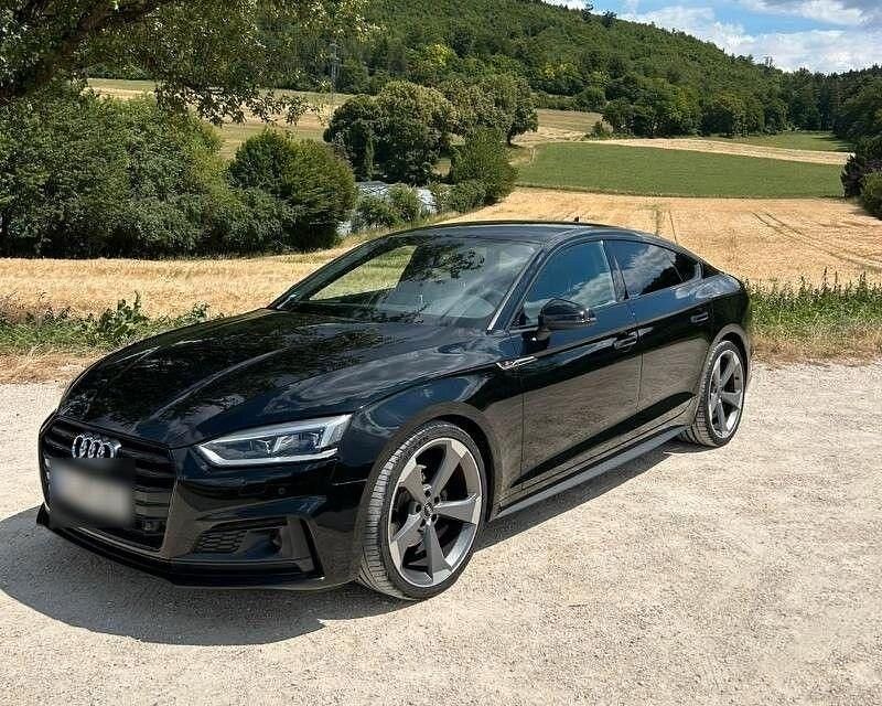 Schwarz Gebraucht 2018 Audi A5 Sportback S-Line Kleinwagen | 22.900 € (Guter Preis) - Bild 1/4