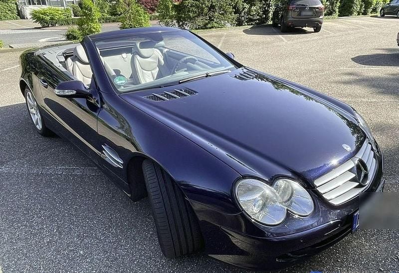 Gebraucht Mercedes SL500 306 PS (225 kW) 2002 Blau Cabrio