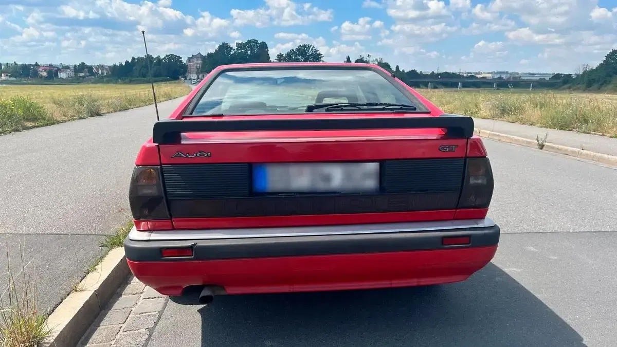 Gebraucht Audi Coupe GT 110 PS (80 kW) 1987 Rot Coupé