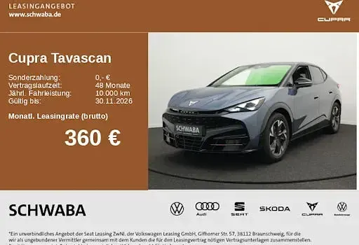Gebraucht Cupra Tavascan Endurance 210 kW (286 PS) 2025 Blau SUV