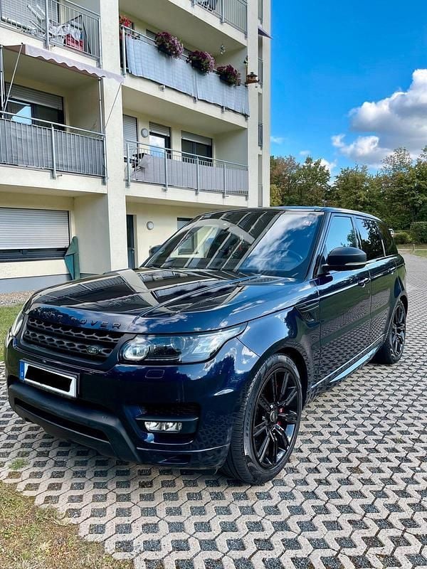 Blau Gebraucht 2016 Land Rover Range Rover Sport HSE Dynamic SUV | 22.999 € (Superpreis) - Bild 1/4