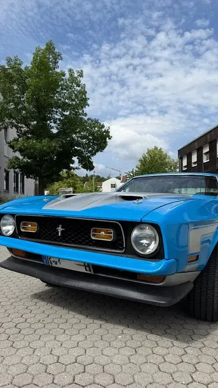 Gebraucht Ford Mustang Mach 1 177 PS (130 kW) 1972 Blau Cabrio