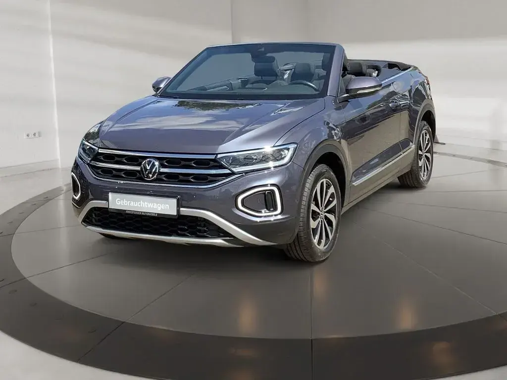 Gebraucht VW T-Roc Cabriolet Style 150 PS (110 kW) 2022 Grau Cabrio