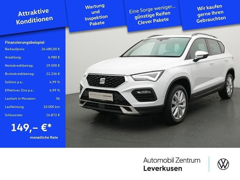 Gebraucht Seat Ateca Style 150 PS (110 kW) 2022 Weiss / nevada weiss (metallic) SUV