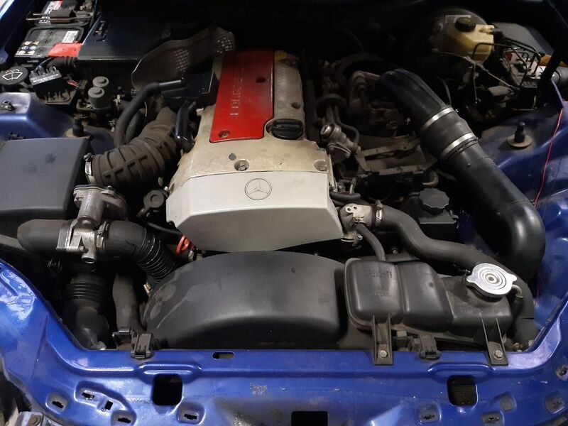 Blau Gebraucht 1997 Mercedes SLK230 Cabrio | 1.000 € (Guter Preis) - Bild 1/3
