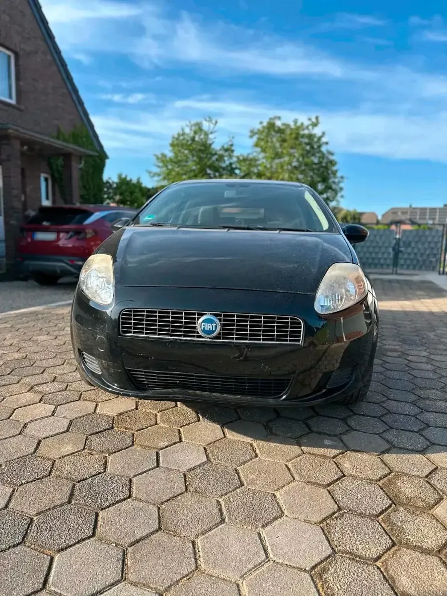 Gebraucht Fiat Punto 2007 Schwarz Kleinwagen