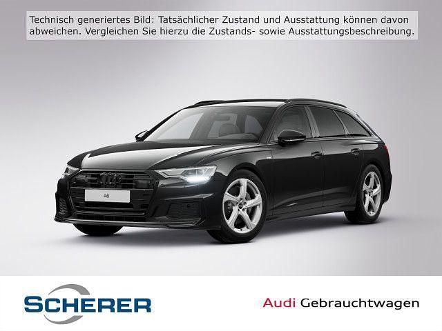 Mythosschwarz metallic (metallic) Gebraucht 2022 Audi A6 Ambiente Kombi | 44.900 € (Teuer) - Bild 1/4