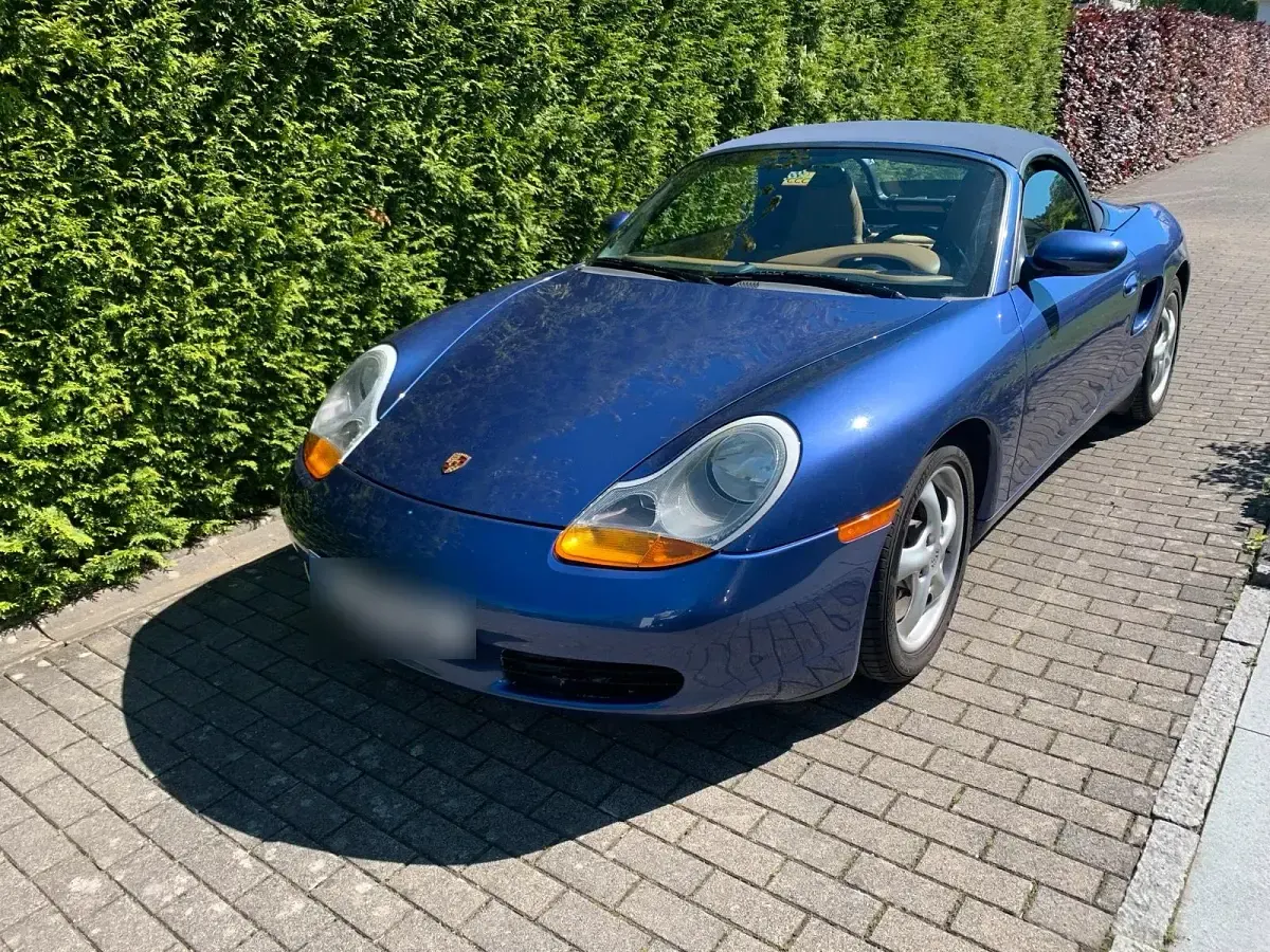 Gebraucht Porsche 986 Boxster 205 PS (150 kW) 1997 Blau Cabrio