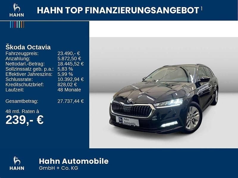 Gebraucht Skoda Octavia Ambition 110 PS (80 kW) 2024 Schwarz Kombi