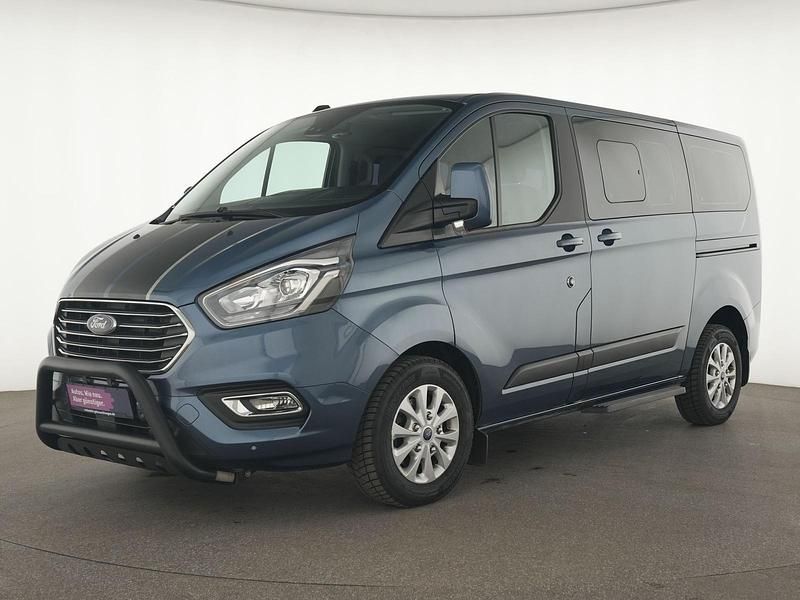 Chroma blau Gebraucht 2021 Ford Tourneo Custom Van | 35.385 € (Teuer) - Bild 1/4