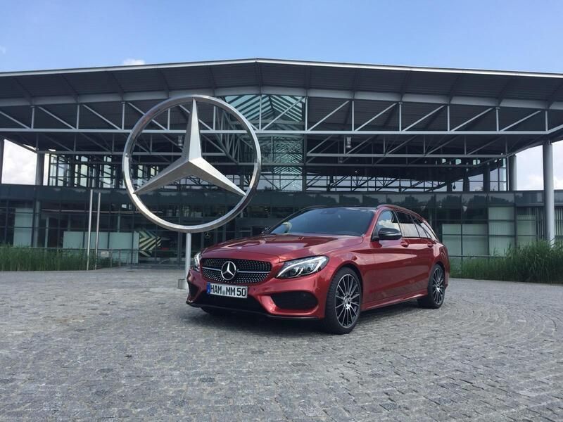 Rot Gebraucht 2016 Mercedes C450 AMG AMG Kombi | 29.950 € (Fairer Preis) - Bild 1/4