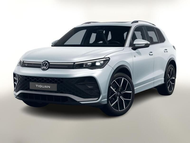 Oyster silver metallic Neu 2025 VW Tiguan R-line SUV | 50.379 € (Guter Preis) - Bild 1/4