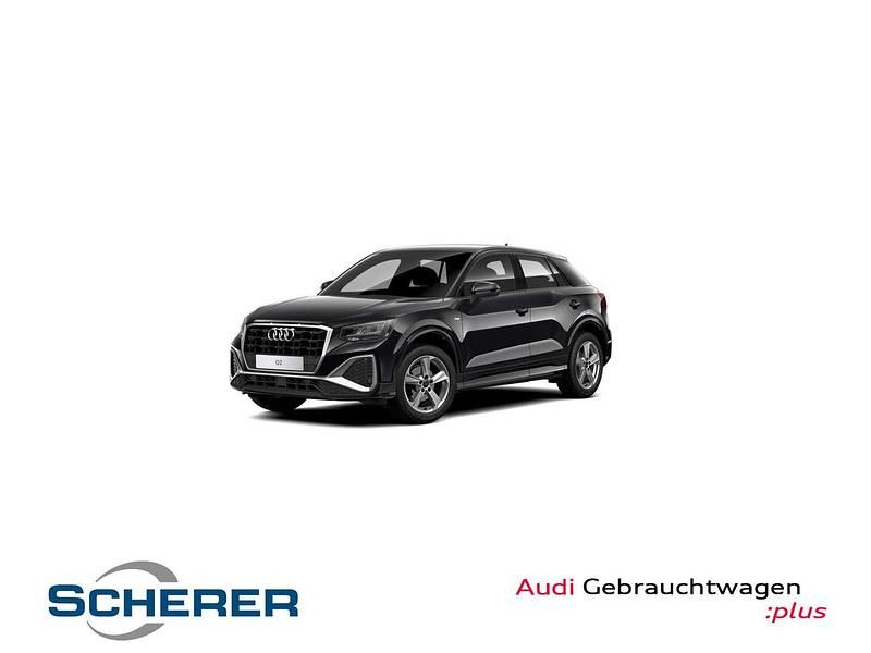 Mythosschwarz metallic Gebraucht 2021 Audi Q2 S-Line SUV | 20.900 € (Guter Preis) - Bild 1/4