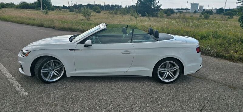 Weiß Gebraucht 2019 Audi A5 Cabriolet Cabrio | 28.600 € (Superpreis) - Bild 1/4