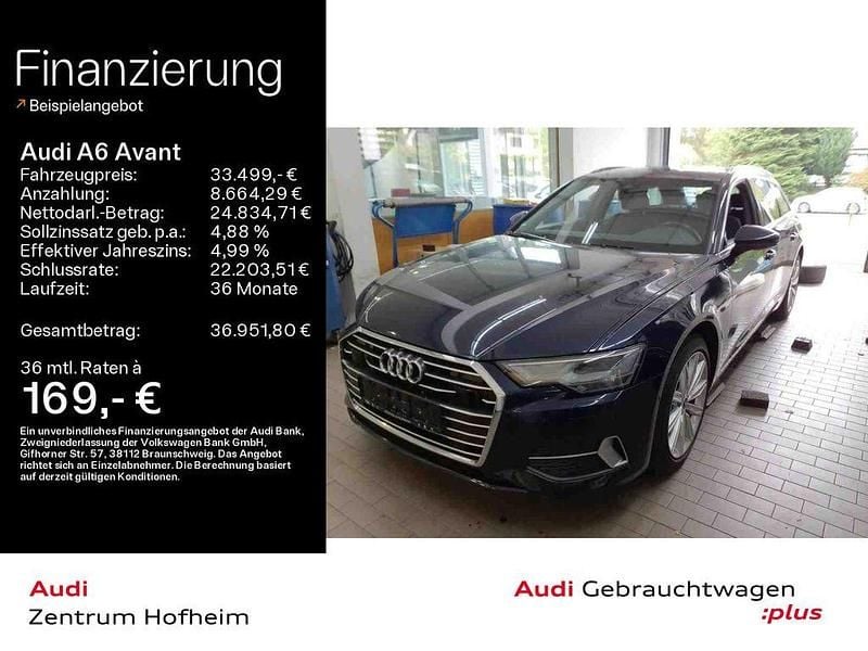 Gebraucht Audi A6 Sport 265 PS (194 kW) 2022 Firmamentblau metallic Kombi