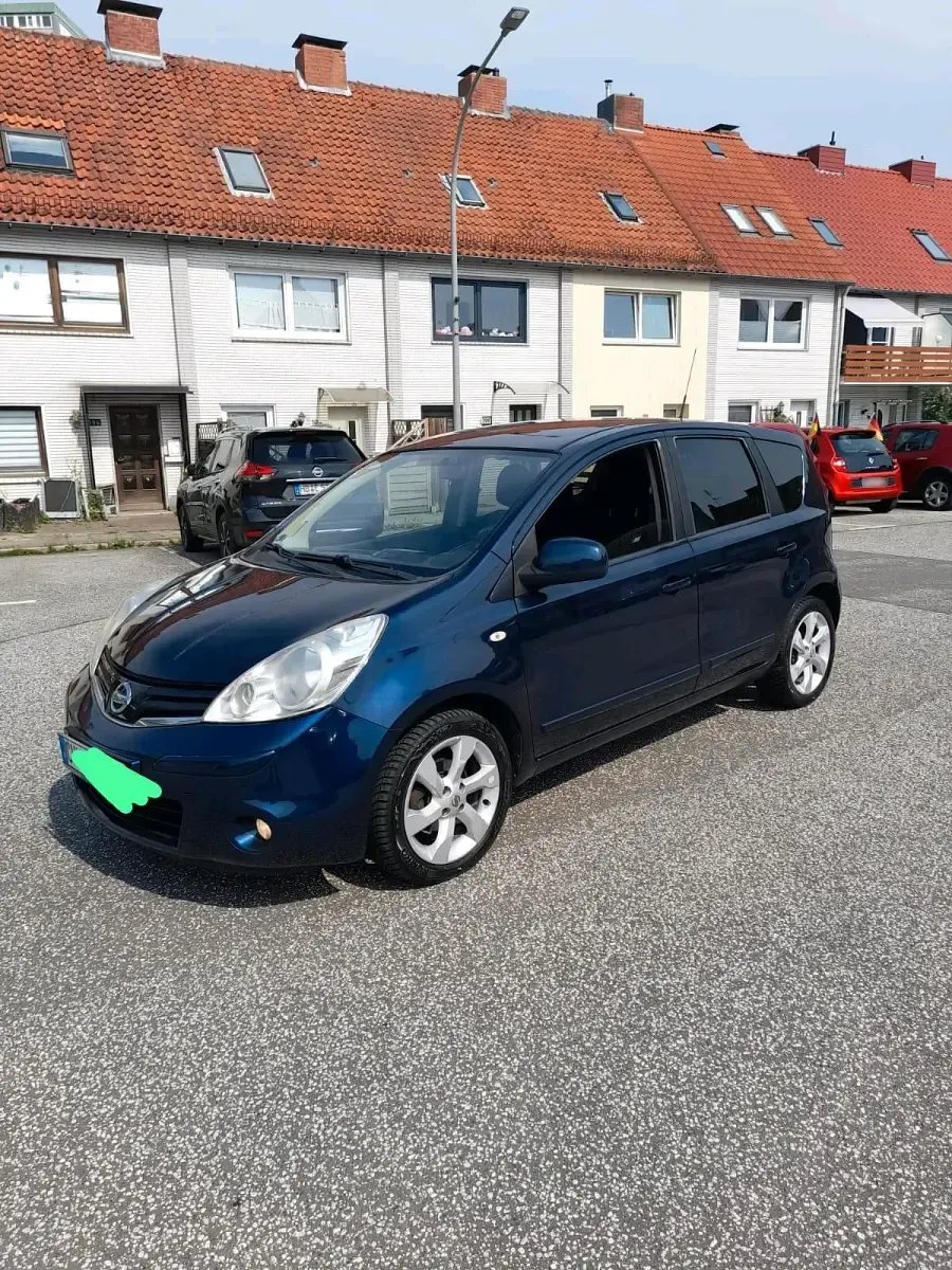 Gebraucht Nissan Note 85 PS (62 kW) 2009 Blau Kleinwagen