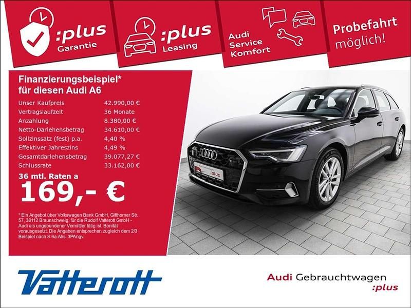 Mythosschwarz metallic Gebraucht 2024 Audi A6 Sport Kombi | 42.990 € (Guter Preis) - Bild 1/4