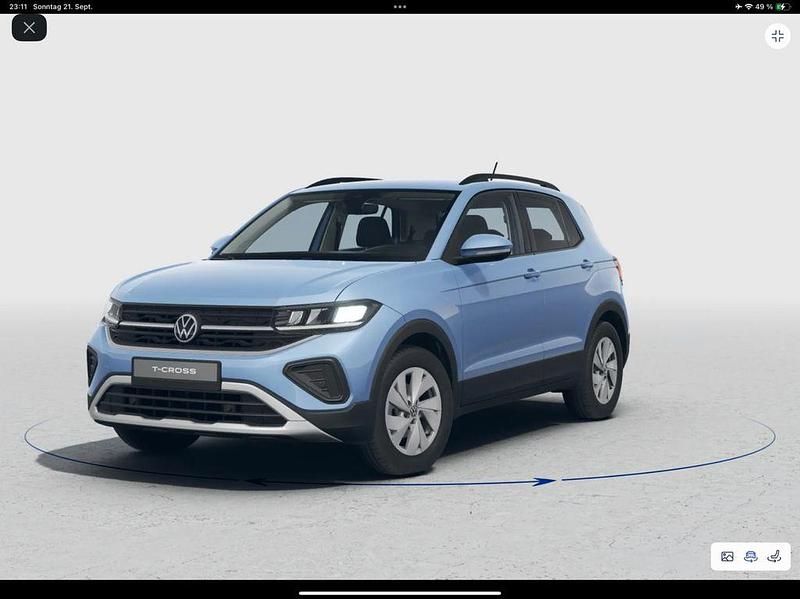 Blau metallic Gebraucht 2024 VW T-Cross SUV | 19.900 € (Guter Preis) - Bild 1/3