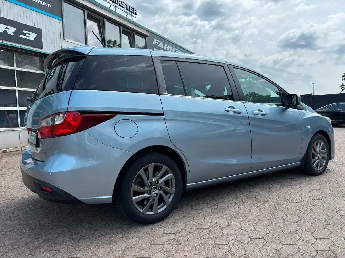 Gebraucht Mazda 5 Edition 150 PS (110 kW) 2012 Blau Van / Kleinbus