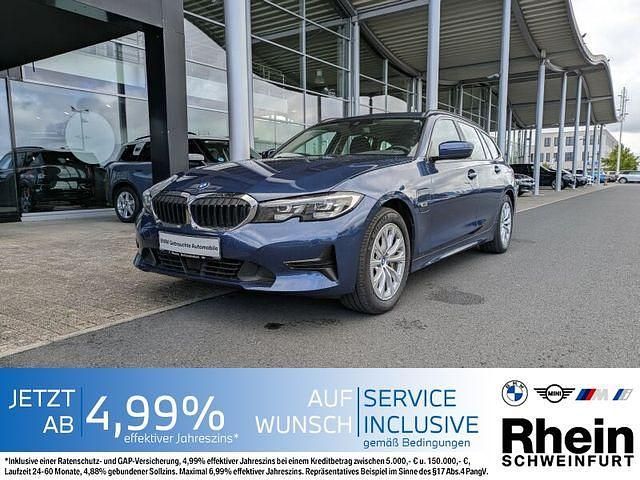 Phytonicblau metallic Gebraucht 2022 BMW 330e Advantage Kombi | 23.490 € (Guter Preis) - Bild 1/4