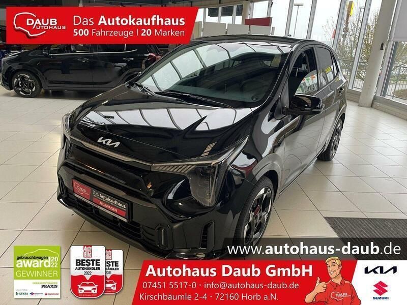 Auroraschwarz Neu 2024 Kia Picanto Launch Edition Kleinwagen | 19.570 € (Fairer Preis) - Bild 1/4