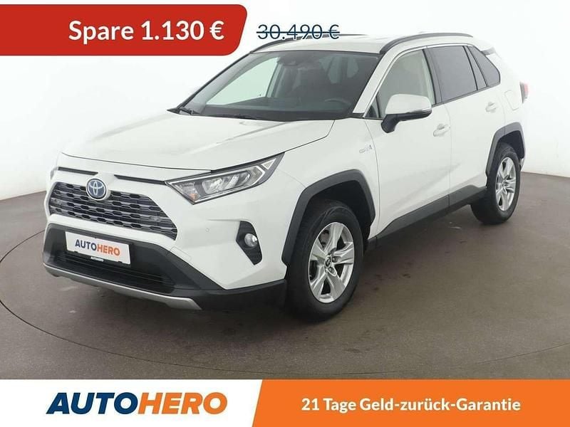 Weiss Gebraucht 2021 Toyota RAV4 Hybrid Business Edition SUV | 29.360 € (Superpreis) - Bild 1/3